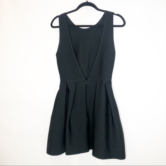 Samsoe & Samsoe | Berry Open Back Skater Dress in Black - Picture 8 of 12